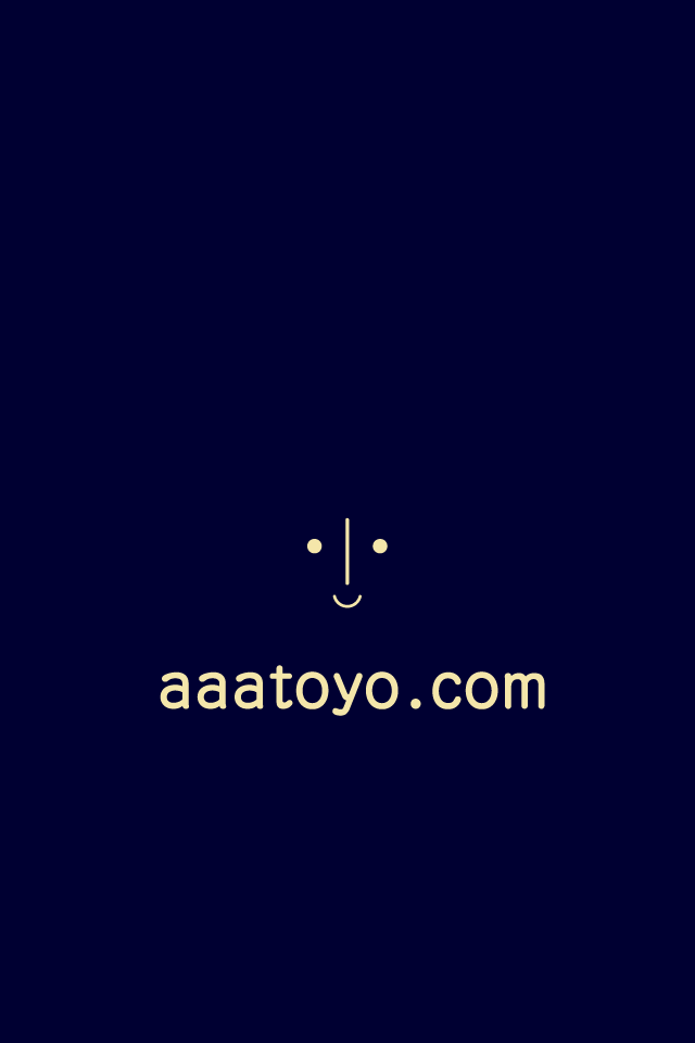 aaatoyo.com rogo for iPhone 壁紙