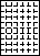 A4白紙 縦10面×横7面=70面−図