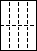 A4白紙 縦2面×横4面=8面−図