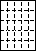 A4白紙 縦5面×横5面=25面−図