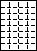 A4白紙 縦8面×横4面=32面 ミシン目用紙−図