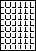 A4白紙 縦8面×横7面=56面 ミシン目用紙−図